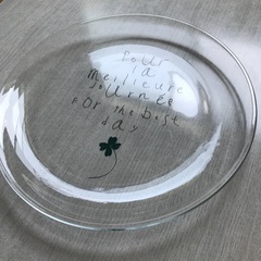ガラス大皿（26.5センチ）の画像