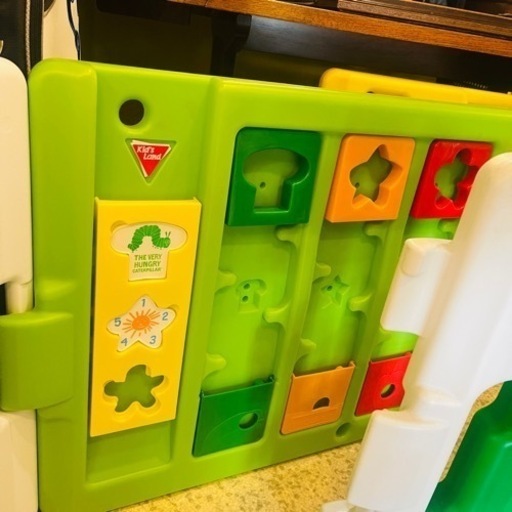 《売約済》【池上店】日本育児　はらぺこあおむし　ベビーサークル　ゲート　おもちゃ　ミュージカルキッズランド　DX ミュージカルキッズランドDX Ⅱ