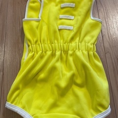 ベビー水着　フットマーク　85〜100cm イエローの画像