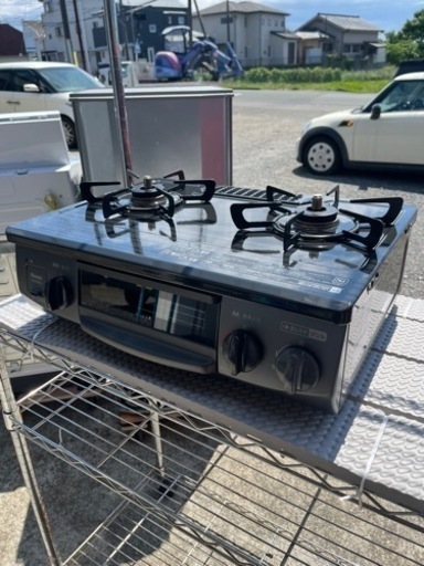 近隣送料無料!! 即日配送可!! ガスコンロ 美品✨️ 左強火力 2020年 リンナイ VH34NBKL 生活雑貨 調理器具 ガステーブル