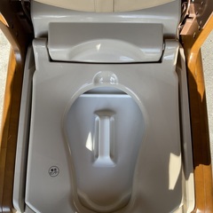 ★中古美品★アロン化成 安寿 家具調トイレ ＜シャワピタ＞の画像
