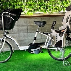 中古美品パナソニック Gyutto mini 電動アシスト自転車 20インチ ギュット BE-ENM034 内装3段変速　整備済み　No.11の画像