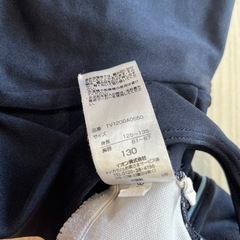 【価格交渉可★】美品♪スポーツ水着 130 ネイビーの画像