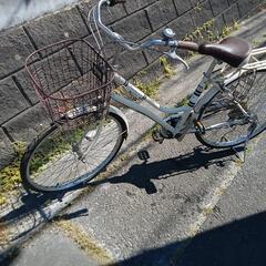 26インチギヤ付き籠付き自転車