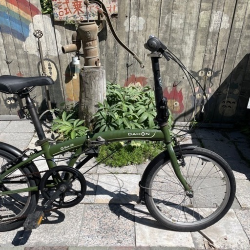 【4379】折り畳み　ダホンＳuvD6 20インチ　後タイヤ新品　28,100円（防犯・税込）