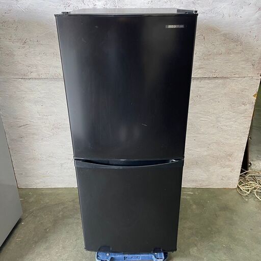 【IRIS OHYAMA】 アイリスオーヤマ 2ドア 冷凍冷蔵庫 容量142L 冷凍室52L 冷蔵庫90L IRSD-14A-B 2023年製 N0079