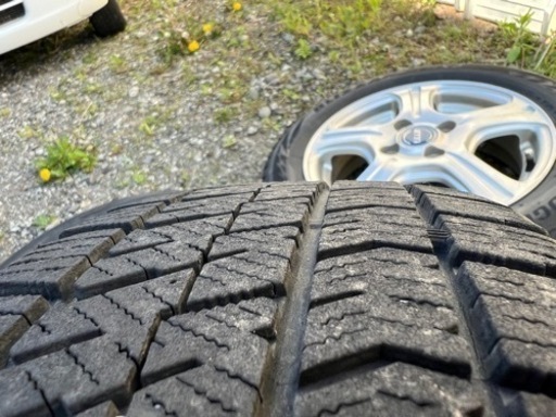 取り引き中　14インチ　ホイール　タイヤ付き　155/65R14 PCD100　