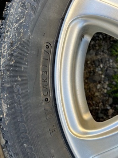 取り引き中　14インチ　ホイール　タイヤ付き　155/65R14 PCD100　