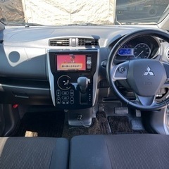★支払い総額 19.8万★ローン可能★三菱 ekカスタム ターボ！車検令和7年2月！下取り、配送可能！の画像