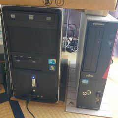 31型・27型モニター　PC2台　その他一式　取りに来てくれる方の画像