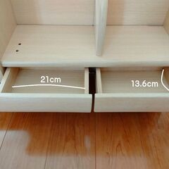 お取引中■中古美品■学習机上棚■の画像