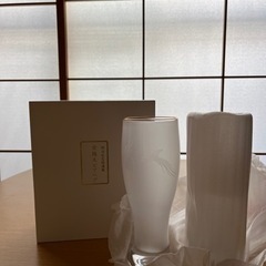 金鶏文ビアペア　グラス