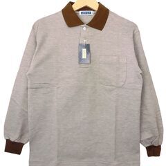 【おみせっち】各770円 未使用 ストレッチ性抜群◎ 肌触り◎ ソフトニット長袖ポロシャツ メンズ カジュアル ゴルフの画像