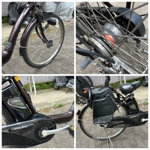 最終値下げ Panasonic BE-ENMD635T 電動アシスト自転車 ギュット DX 子供乗せ前後 前22/後26型 13.2ah 3段変速 ビターブラウン Gyutto
