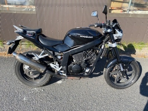 HYOSUNG バイク　GT250 自賠責R7.6/22まで