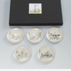 国宝　高山寺　鳥獣人物戯画　小皿の画像