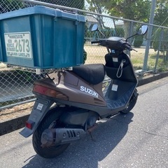 値下げしました　実働　アドレスv100 スズキ　バイクの画像