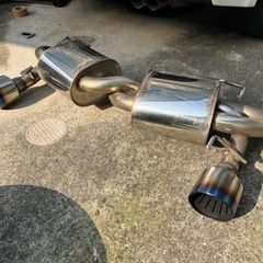 【直管加工】GRB  GRF  インプレッサ  HKS  スーパーターボマフラー Super Turbo Muffler：インプレッサ WRX STI