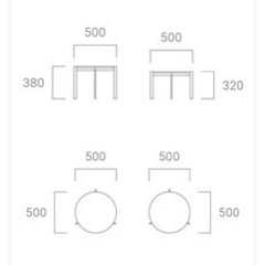 センターテーブル　大理石の画像