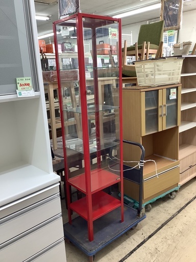 イケア ガラスショーケース カギなし 管C240525EK (ベストバイ 静岡県袋井市)