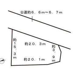 秦野市南矢名！敷地広々約69.9坪の建築条件なし売地