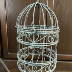 【済】鳥かご　とりかご　オブジェ　アンティークの画像