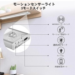 キッチンライト 新品未使用 LEDシンクライトタイプ の動きセンサーのキャビネット ライト 30cm 昼光色 30cm 35-LED充電式ライト 階段ライト キャビネットライト 120° 3M誘導距離 屋内 キッチン用 屋内 寝室 廊下 階段 省エネ 高感度 高輝度 寝室 玄関 長寿命の画像