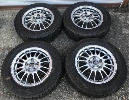 3/28受付中サマー?タイヤ　195/65-15 114.3×5穴　ダンロップ