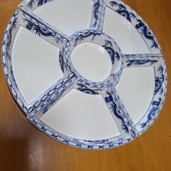 有田焼回転式オードブル　盛鉢