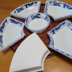 有田焼回転式オードブル　盛鉢の画像