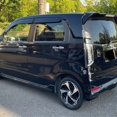 H27年 Nワゴン Gターボ 黒 ワンオーナー車 車検令和8年3月の画像