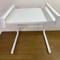 レンジ上ラック スチール 幅43-60cm伸縮式　＃48161-...