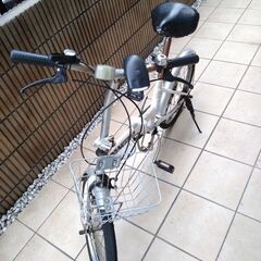 6段変速　ミニベロ自転車　ライト付き
