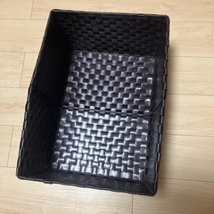 ニトリ　収納　PPワイドテープバスケット