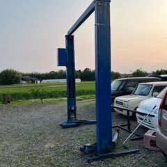 【引取限定】 値引き交渉「可」 門型リフト 2柱リフト リフト ...