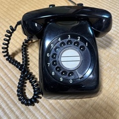 レトロな黒電話