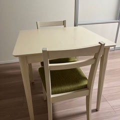 ダイニングテーブル3点セットの画像