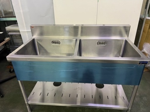マルゼン2槽シンク1200x600x800(+150)