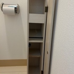 トイレ収納　ニトリ　省スペースの画像