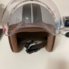 新品未使用傷一切無しバイク用ジェットヘルメット(全排気量対応)の画像