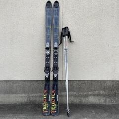 早い者勝ち！！条件有り出品　スキー板、ストックセット