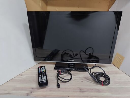 正常作動品　2016年製　ハイセンス 24V型 液晶テレビ HS24A220 ハイビジョン 外付けHDD裏番組録画対応　PCモニターとしても使用できるテレビ コンパクト　卓上