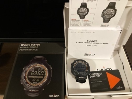 【値下げしました】SUUNTO　VECTOR　ブラック　電池交換済み