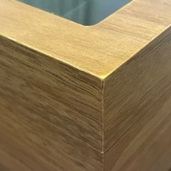 木製腕時計ケース 腕時計収納ケース 展示 透明 茶色の画像