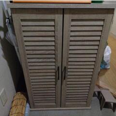 新品　組み立て前　家具 収納家具 玄関収納