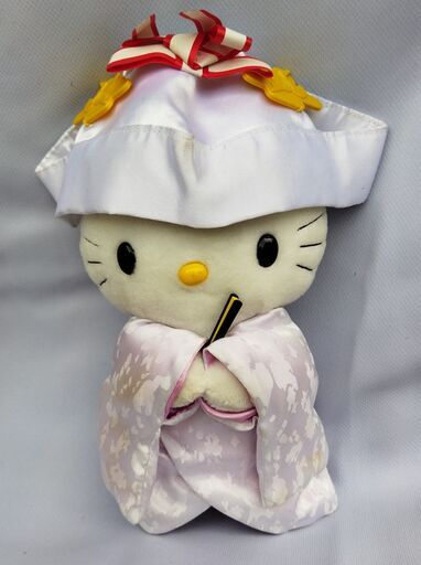 キティちゃん 結婚式衣装　ウエディング　ぬいぐるみ　希少