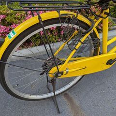 自転車 ママチャリの画像