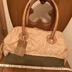 〈豚革✖️帆布〉　バッグの画像