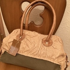 〈豚革✖️帆布〉　バッグ
