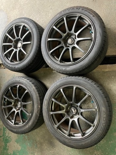 アドバンレーシング RS 17インチ 9.0J +45 8.0J +37 PCD 114.3 5H アドバンスポーツ V105 235 45 17 255 40 17